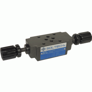 積層式節流閥附逆止閥